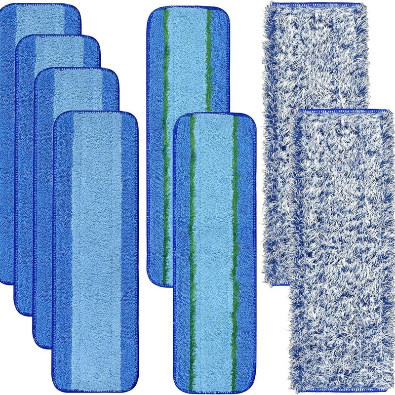 Suitable for Bona Mop Cloth Replacement Head Flat Paste Fiber Cloth 46cm Cleaning Cloth Accessories Cross-Border Wholesale