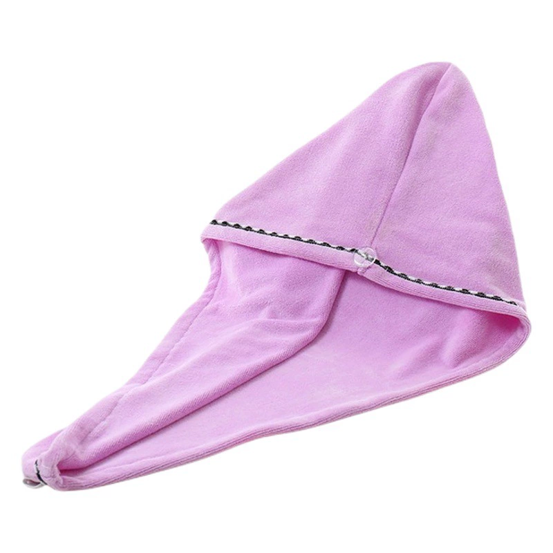 Оптовая Продажа с фабрики из микрофибры утолщенный супер абсорбент для сушки волос шапочка для душа милый Быстросохнущий платок для сушки волос полотенце