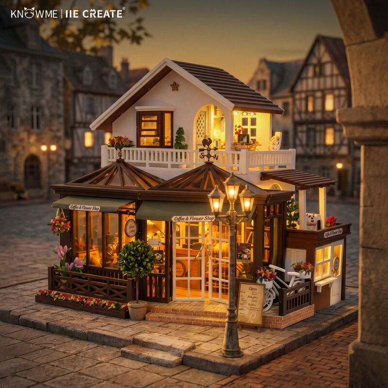 Zhizhuo Quyiya Classic Vintage House Happy Sunshine Island Afternoon Cafe Nordic Vacation Villa Limited Edition Reissue