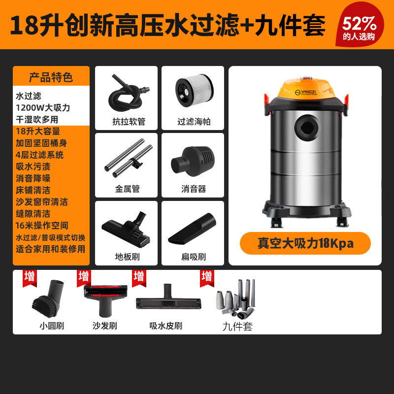 18L 금속 배럴 물 필터 먼지