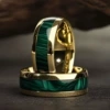 Golden ring stainless steel