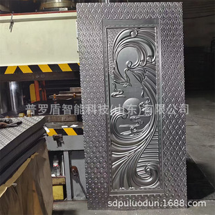 Embossed Door Panel Facade Cold Rolled Panel Door Skin Security Door Decorative Pattern Panel Galvanized Embossed Door Panel Sleeable Square Panel
