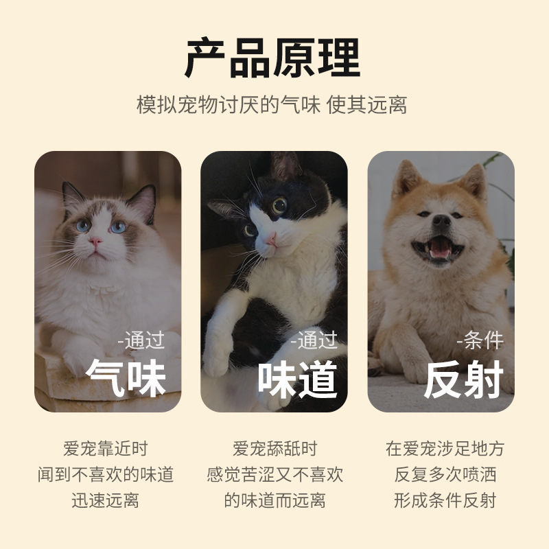 猫駆除剤ペット禁止区域スプレー長期屋外防猫犬尿スプレー猫がベッドに入って野良猫を駆除する用品|undefined