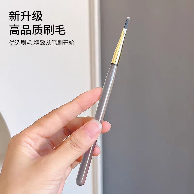 新款美甲加长格纹笔极细长拉线勾线画花线条笔初学者美甲套装工具|undefined