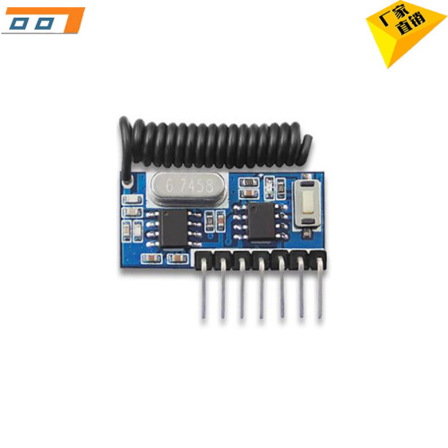Superheterodyne Wireless Decoding Receiver Module 4-Channel High-Level Output 433 Learning Remote Switch Module