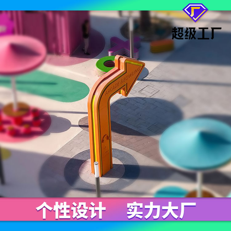 商场购物中心导视系统标牌指引分区标识牌不锈钢商业综合体导向牌