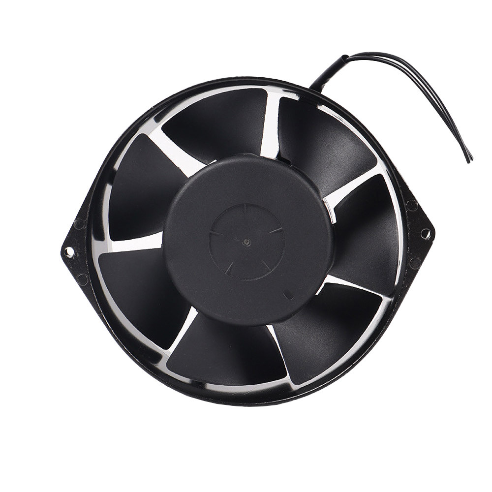 17255铝框铁叶大风量通风管道风机 直流散热风扇 D3KB1755BBH3W