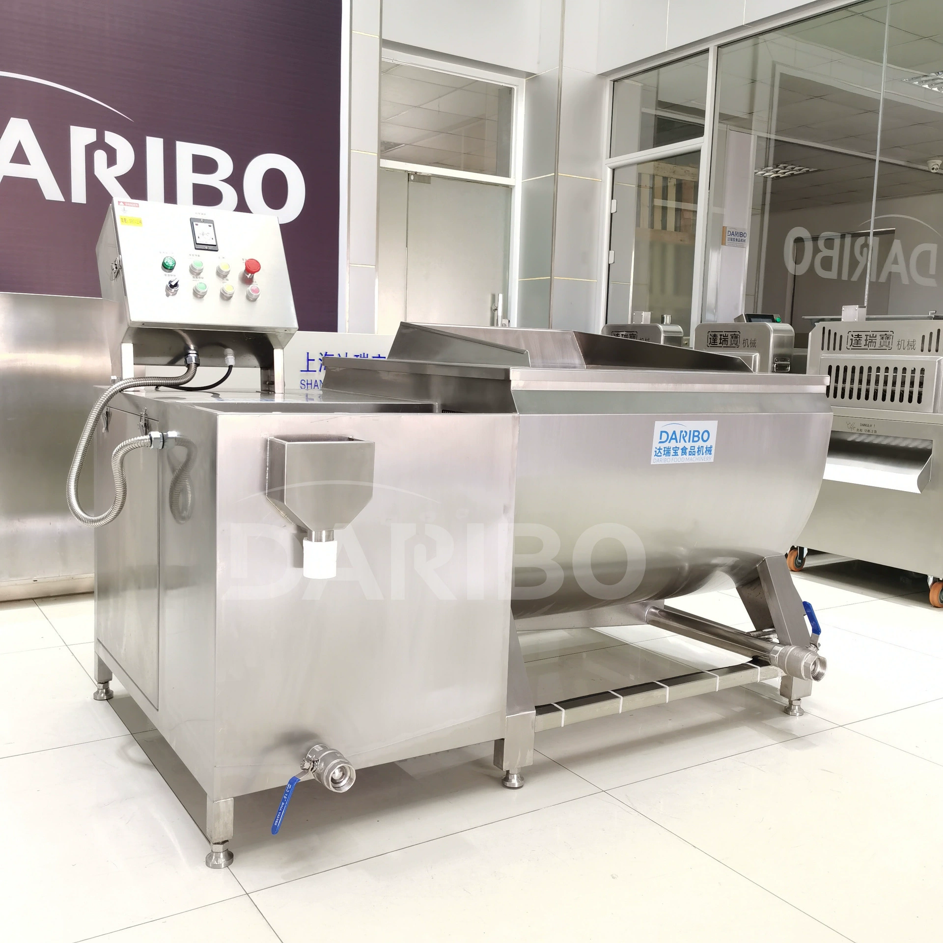 L Вихревой очиститель для фруктов и овощей Автоматическое оборудование для очистки фруктов и овощей Большая коммерческая очистительная машина для листовых овощей