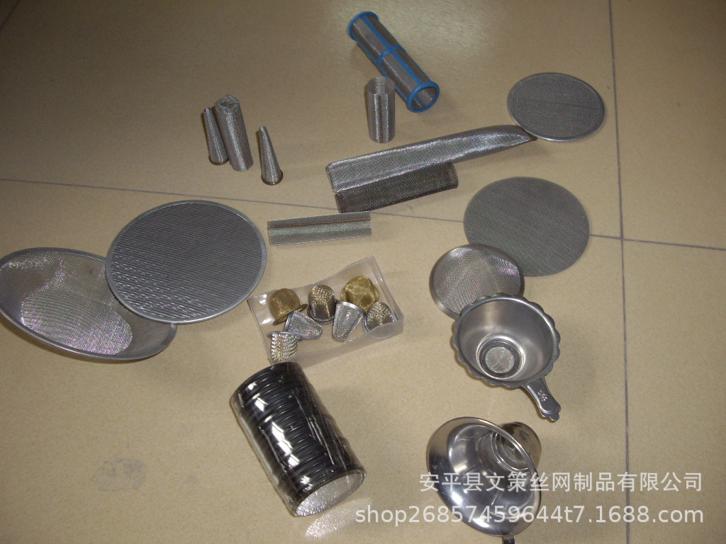 加工生产配件过滤网 不锈钢包边过滤网 注塑过滤网过滤网筒网帽