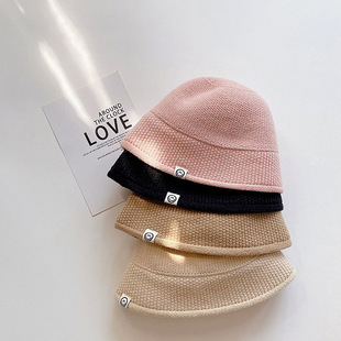 Korean style children Harajuku style autumn and winter fisherman hat big children bucket hat boys and girls baby Western style basin hat casual fashion