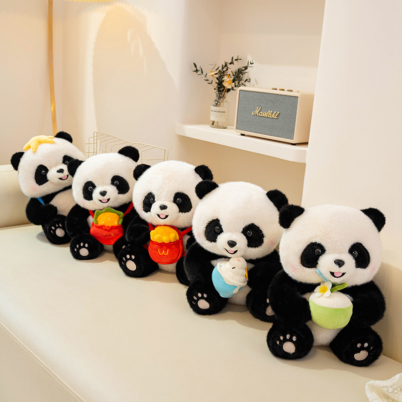 Panda National Treasure Huahua Panda Stuffed Doll Travel Commemorative Healing Toy Soothing Doll Cute Creative Gift Panda National Treasure Huahua Panda Stuffed Doll Travel Commemorative Healing Toy Soothing Doll Cute Creative Gift