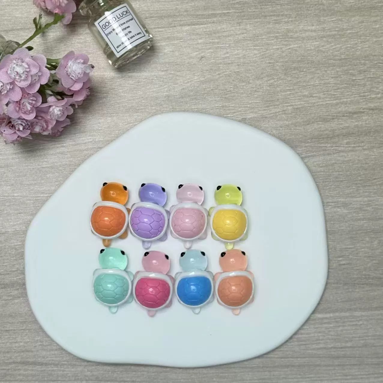 Трансграничные горячие продажи имитация светящийся черепаха DIY ювелирные изделия ручной работы