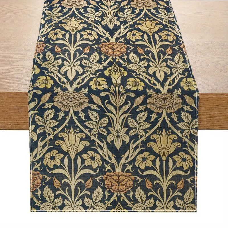 Transfronterizo 2024 Amazon nuevo estilo bohemio lino tabla bandera tabla de comedor tabla de té tabla de bandera image 8