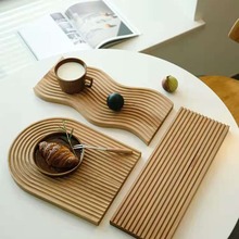 日式木质砧板竹子创意样板间木制水果蛋糕托盘寿司面包板菜板