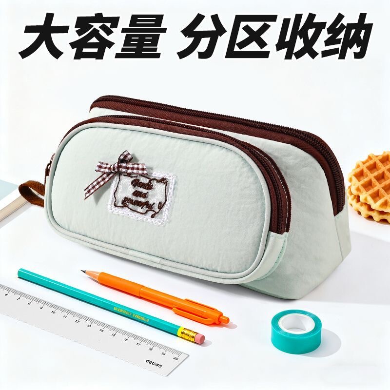 New Retro Color Magnetic Pencil Case, Korean-Style Stationery Box, Girl's Model, Student Gift, High-Value Children's Day Small Prize