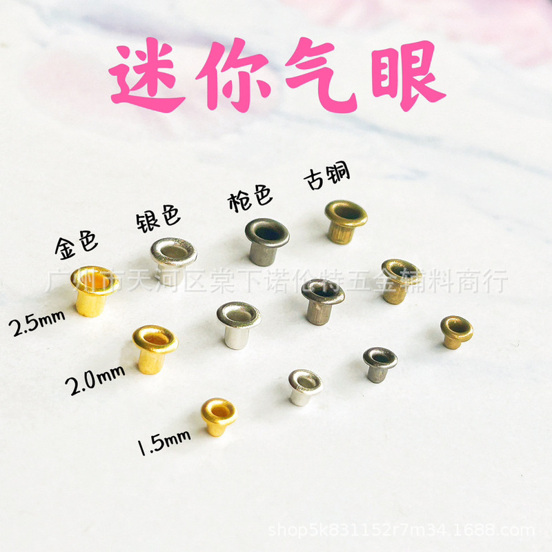 1.5mm2.0mm2.5mm corns mini air eye super small size bjd doll shoe buckle DIY doll accessories