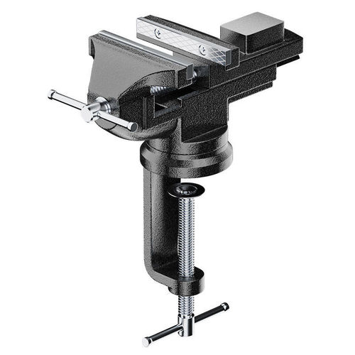 Delixi table vise, small household mini bench vise, universal table vise, workbench table vise, flat mouth vise