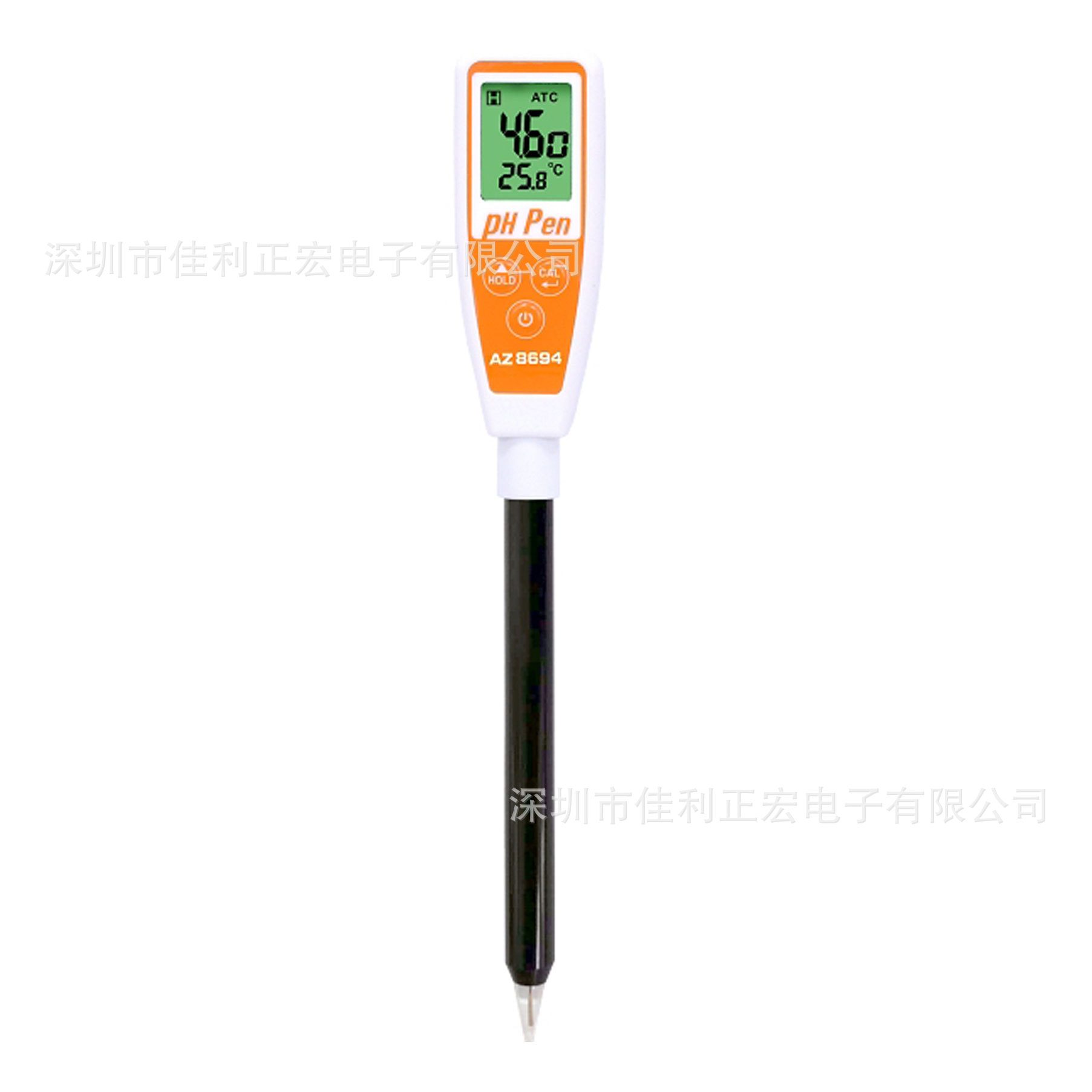 衡欣AZ8694笔式酸碱PH计面团土壤半固体酸碱度测试仪PH测试笔