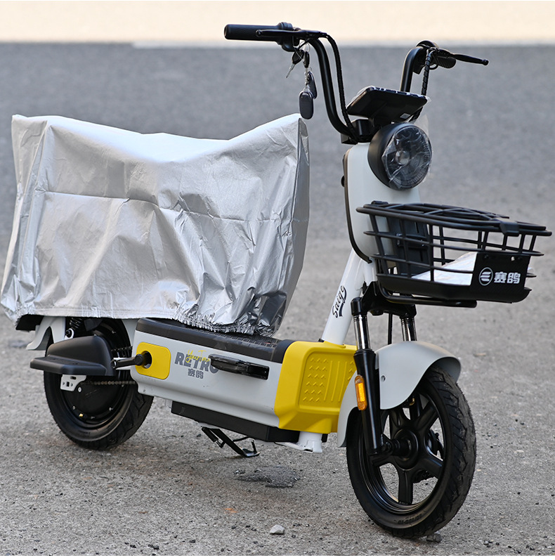 Electric Vehicle Cover, Rainproof Cover, Sunshade, Waterproof, Snowproof, Frostproof Cover, Electric Motorcycle Seat Cover, Dustproof, Thickened Oxford Cloth