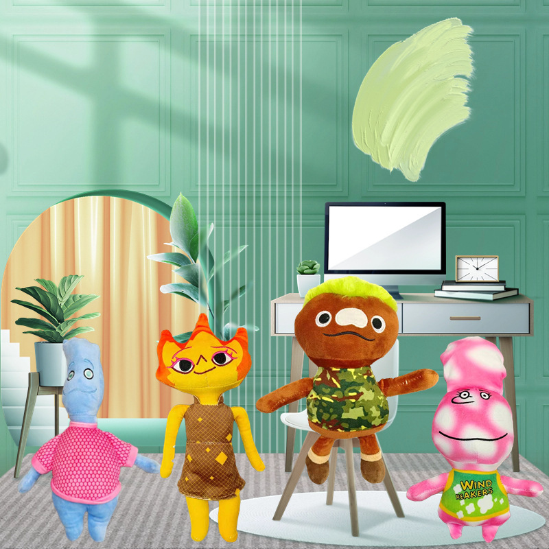 Cross-Border Elemental Plush Toys from Crazy Elements City, in Stock, Direct from the Manufacturer, Trendy and Soft