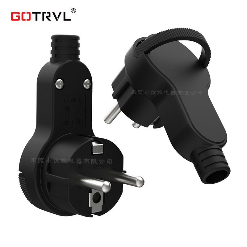 New product pull ring European European gauge waterproof plug French French power plug socket power extension wiring plug