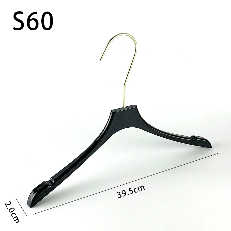 Black hanger, acrylic plastic wedding dress