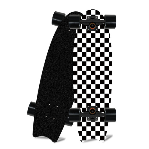 Maple Land Surfboard Fish Tail Board Beginner Commuter Street Simulator Single Kick Big Fish Board Direct Manufacturer Sale