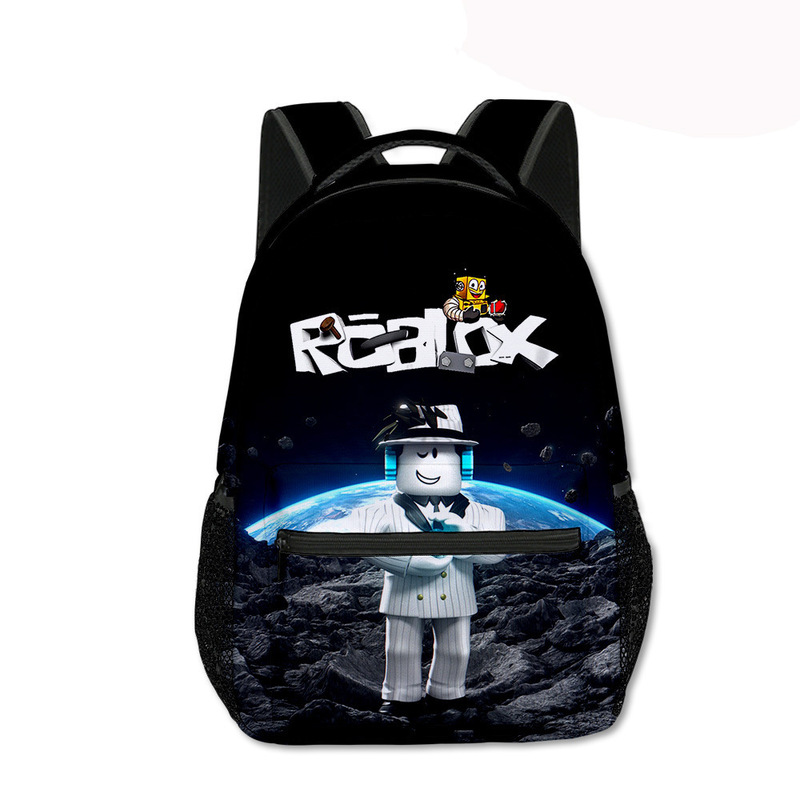 ROBLOX ロブロックス バックパック クロスボーダー 新しいフルプリント バックパック デイリー トラベル トラベル レジャー スクールバッグ|undefined