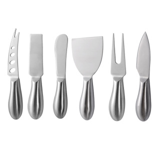 Factory wholesale cheese knife butter pizza knife cake tool cheese knife stainless steel wooden handle cheese knife fork suit