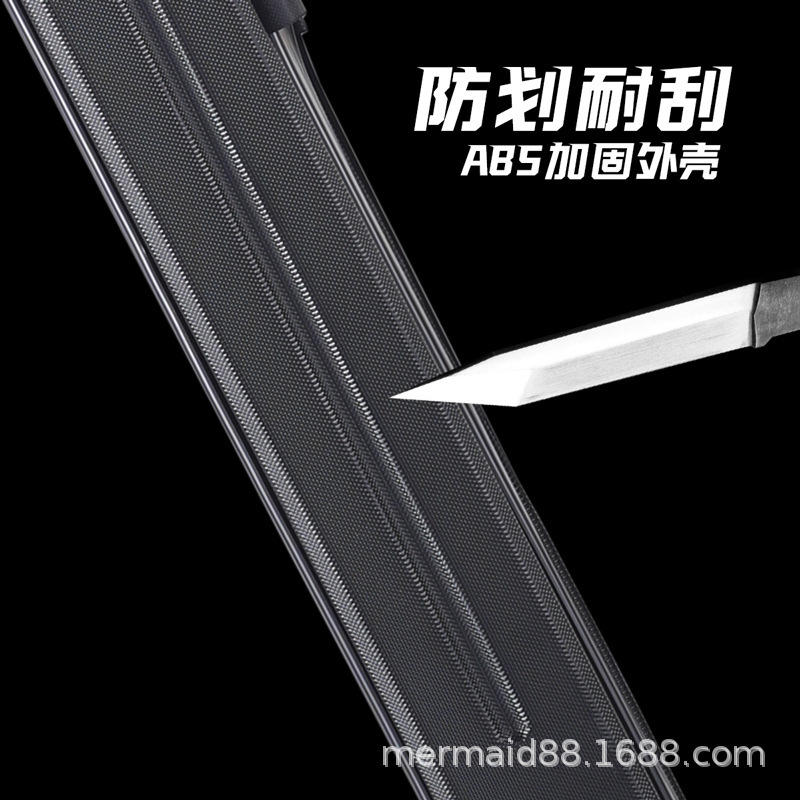 マーメイド新しいハードシェル釣竿バッグ釣竿バッグ釣り収納袋小さなロッドバッグ大容量|undefined