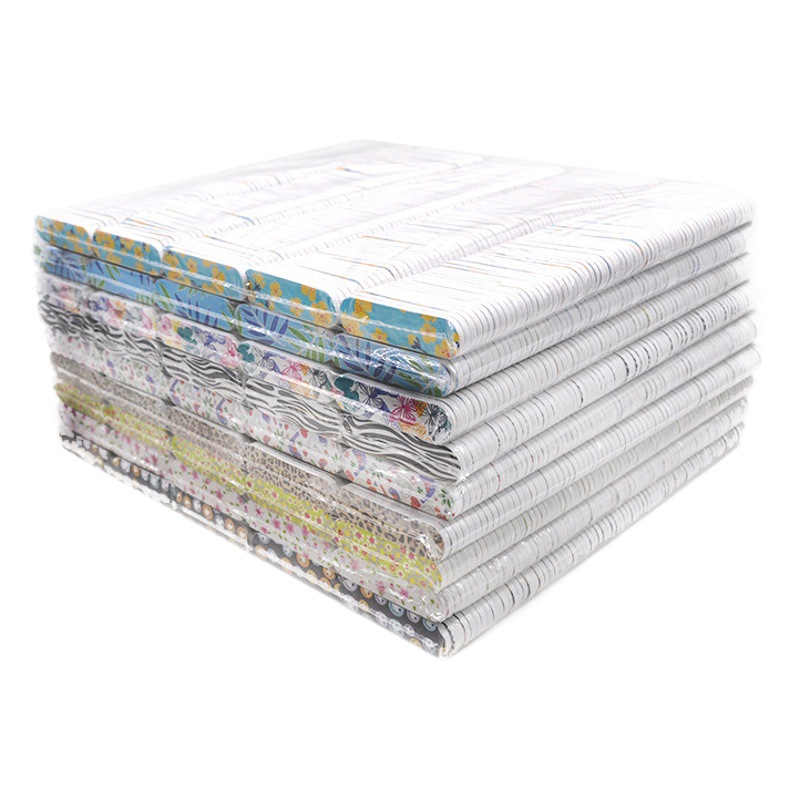 Factory Direct cross-border hot mini straight double-sided printed small file grinding strip small mini EVA yarn strip