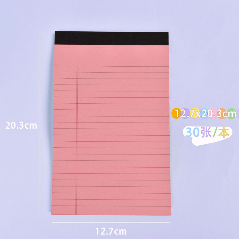 Spot al por mayor libro de papel puede desgarrar a5 papel libreta de notas de papel de línea horizontal de vuelta arriba libreta de notas portátil de notas