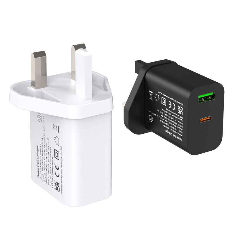 ヨーロッパと英国の標準 PD25W 急速充電ヘッド 5V9V12V 充電器 CE/UKCA 認証携帯電話充電器家電電源|undefined