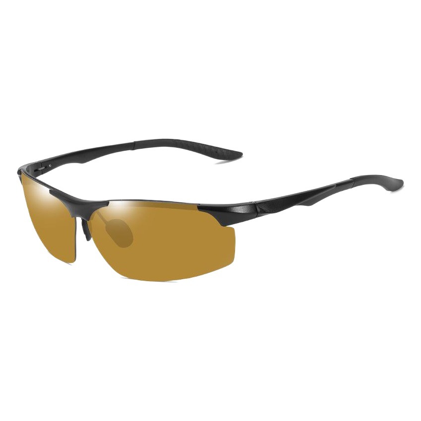 国境を越えた新型アルミマグネシウム変色サングラス昼と夜の両用偏光夜視鏡運動騎乗眼鏡卸売り8003