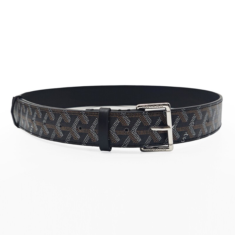 Lan Yin Goy New Dog Teeth Youth Men's Leather Belt Microfiber Women's Belt All-match Denim Pin Buckle