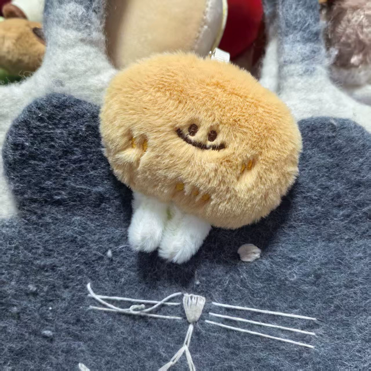 Супер милый овощной кулон в виде картофеля, креативный плюшевый кукольный брелок, милая сумка для студентов