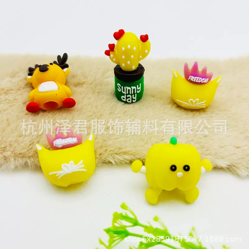 定制PVC卡通中性笔帽 文具3D笔帽 铅笔圆珠笔可爱立体笔帽保护