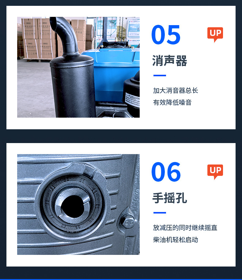 Foreign Trade Yuchai Water-Cooled Single-Cylinder Diesel Engine 12/15/18 Horsepower Small Tractor Electric Start Water-Cooled Diesel Engine