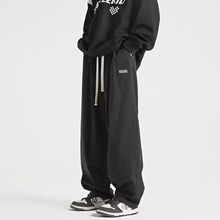 美式hiphop高街工装裤男生裤子vibe潮牌直筒宽松垂感春秋休闲长裤