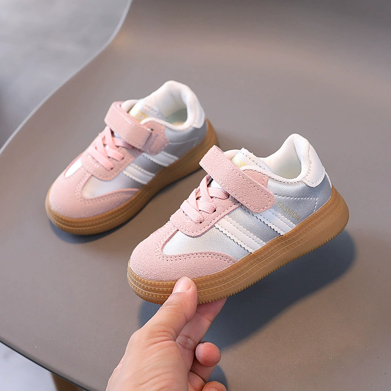 Children's white shoes, sneakers, casual footwear for men and women, soft sole, wholesale