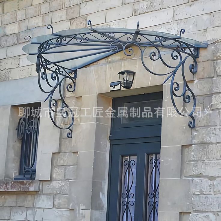 Wrought Iron Canopy Villa Outdoor Entry Door Ceiling Forged Courtyard Decoration Ceiling Courtyard Garden Canopy Wrought Iron Canopy Villa Outdoor Entry Door Ceiling Forged Courtyard Decoration Ceiling Courtyard Garden Canopy