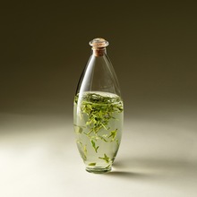 水滴冷泡玻璃瓶可冷藏多功能密封酒瓶高硼硅玻璃插花瓶无把冷水壶