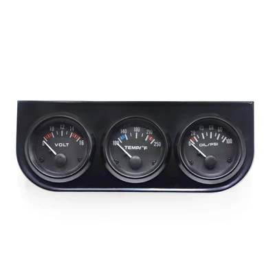 automobile instrument Gauge Set: Voltmeter, Water Temperature Gauge
