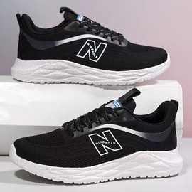 24年新款N标男女同款运动鞋跑步鞋健步鞋网面透气舒适轻便耐磨鞋