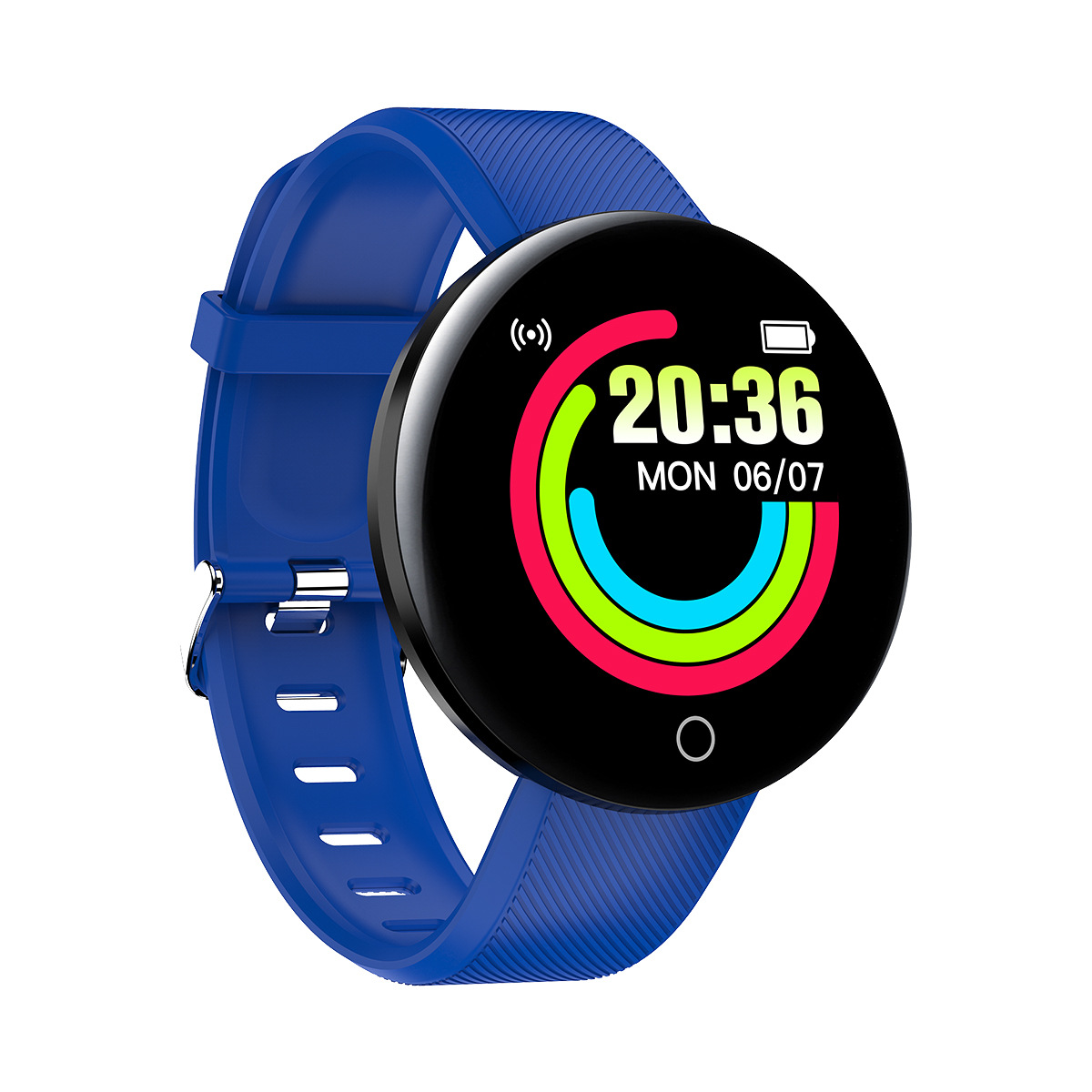 D18S pulsera inteligente Bluetooth Frecuencia Cardíaca deportes paso contando información recordatorio personalizado dial regalo pulsera fábrica