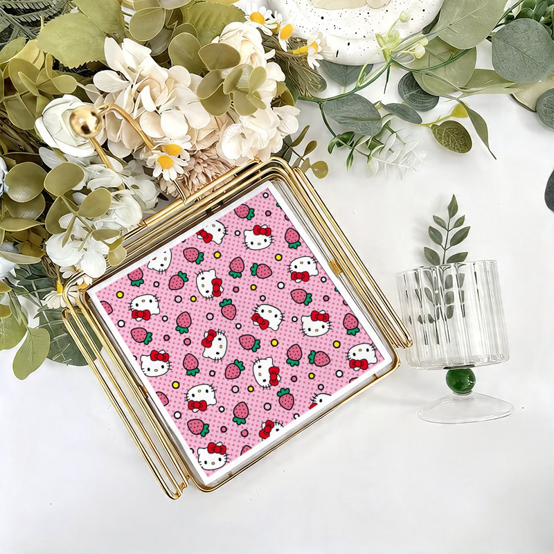 temu offers cartoon animal print napkins for cross-border home table decoration, colorful double-layer square paper napkins temu offers cartoon animal print napkins for cross-border home table decoration, colorful double-layer square paper napkins