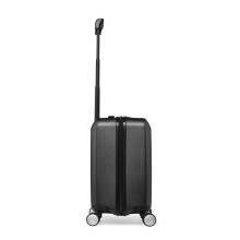 新秀丽（Samsonite）拉杆箱18英寸登机箱 黑色拉杆箱拉链黑色 TQ9