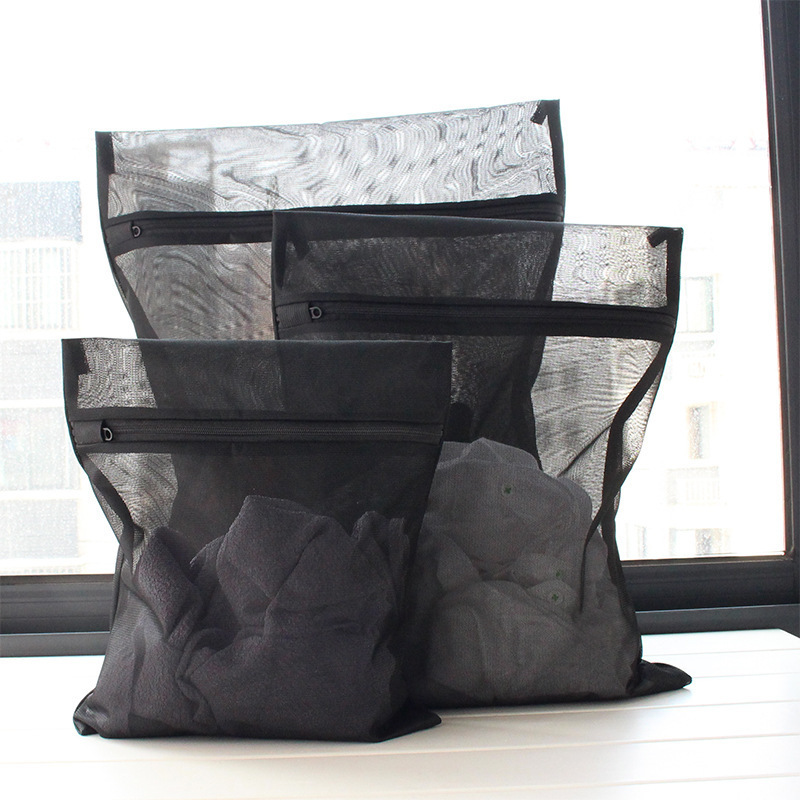 Black Laundry Bag, Cross-Border Machine Washable Protective Laundry Bag, Thickened Amazon All-Black Laundry Mesh Bag Set, Laundry Mesh Bag Black Laundry Bag, Cross-Border Machine Washable Protective Laundry Bag, Thickened Amazon All-Black Laundry Mesh Bag Set, Laundry Mesh Bag