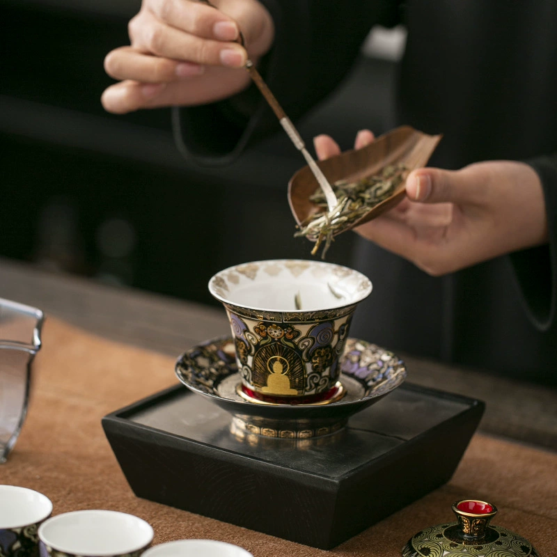 Tea set for office, high-end teapot, tea cup, light luxury style