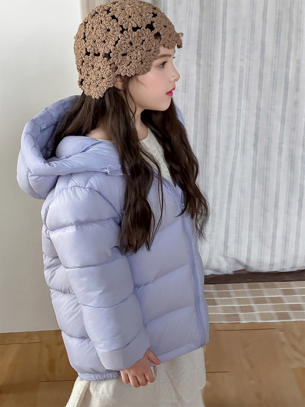 儿童羽绒服轻薄款韩版糖果色2025秋冬新款男女童中大童加厚外套潮|undefined